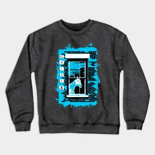 horse in the window galena Crewneck Sweatshirt